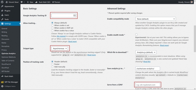 Load Google Analytics Locally