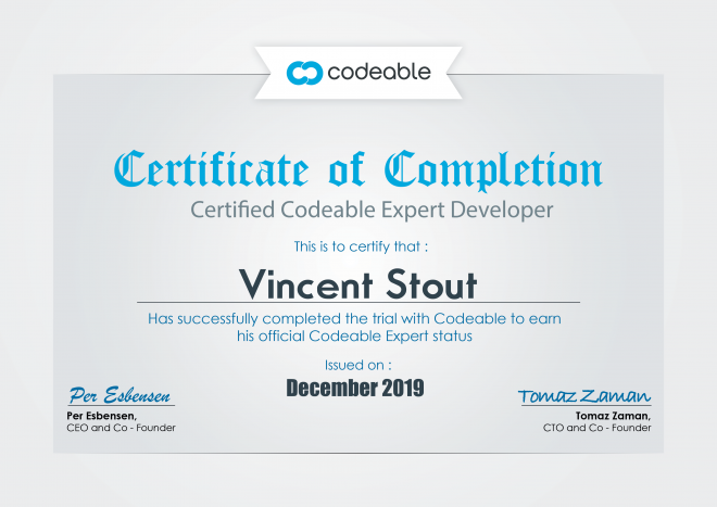 Codeable Expert WordPress Developer Certificate